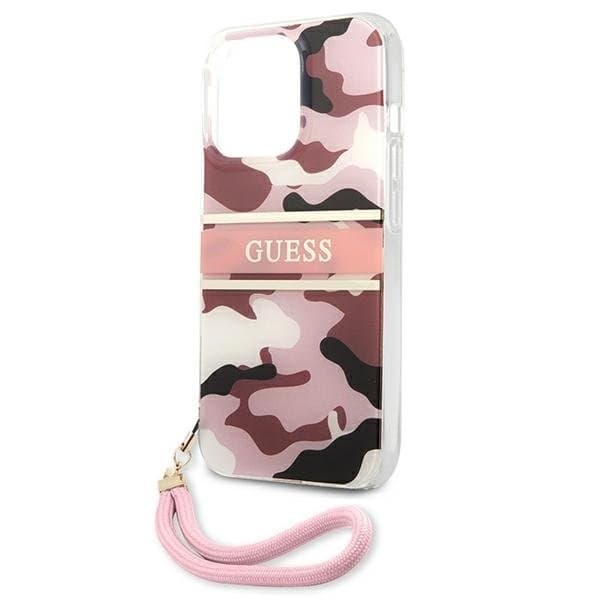 Guess Camo Strap Collection Skal iPhone 13 Pro / 13 - Rosa
