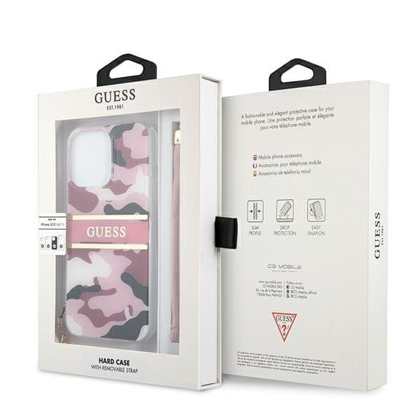 Guess Camo Strap Collection Skal iPhone 13 Pro / 13 - Rosa