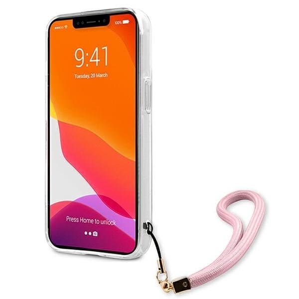 Guess Camo Strap Collection Skal iPhone 13 - Rosa