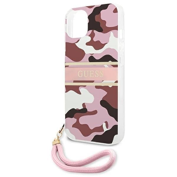Guess Camo Strap Collection Skal iPhone 13 - Rosa