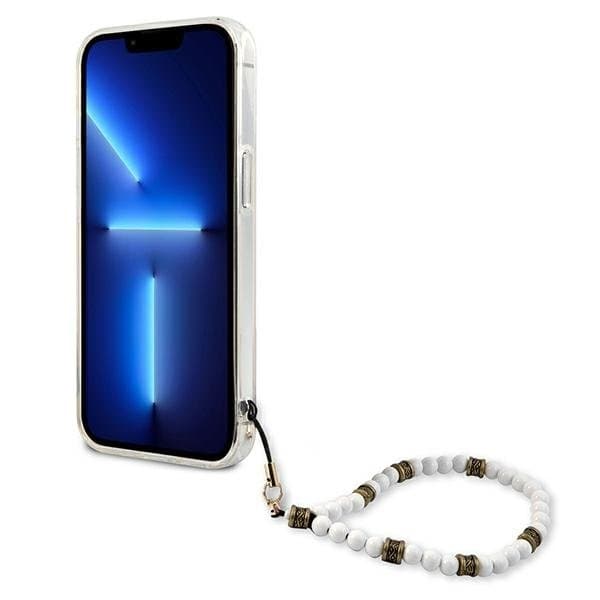 Guess White Pearl Skal iPhone 13 Pro / 13 - Transparent