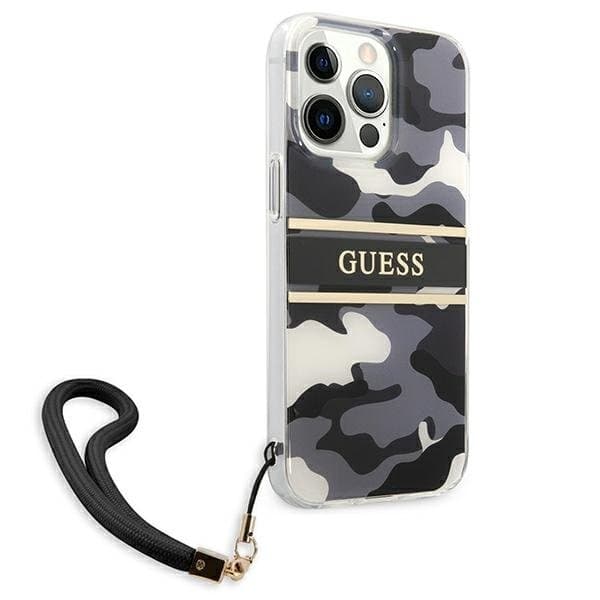 Guess Camo Strap Collection Skal iPhone 13 Pro / 13 - Svart