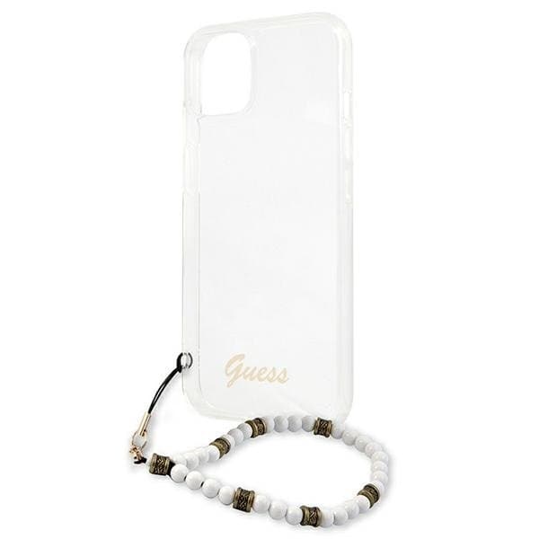 Guess White Pearl Skal iPhone 13 Mini - Transparent