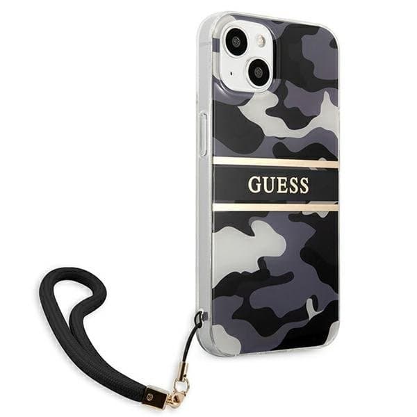 Guess Camo Strap Collection Skal iPhone 13 mini - Svart