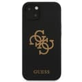 Miniatyrbild 3 av 8: Guess Silicone Logo Skal iPhone 13 mini - Svart