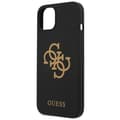Miniatyrbild 6 av 8: Guess Silicone Logo Skal iPhone 13 mini - Svart