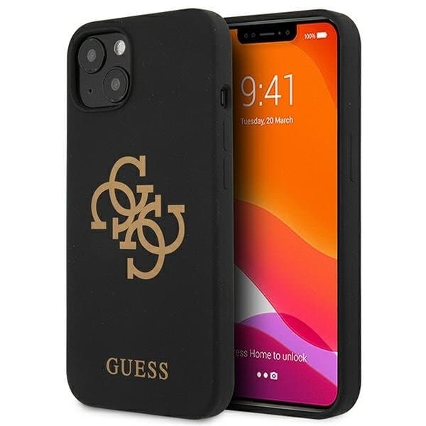 Guess Silicone Logo Skal iPhone 13 mini - Svart