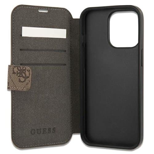 Guess Big Metall Logo Fodral iPhone 13 Pro / 13 - Brun