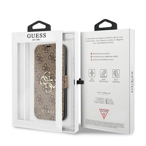 Guess Big Metall Logo Fodral iPhone 13 Pro / 13 - Brun