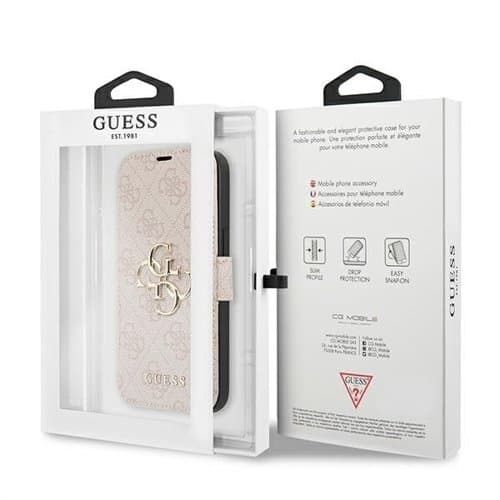 Guess Big Metall Logo Fodral iPhone 13 Pro / 13 - Rosa