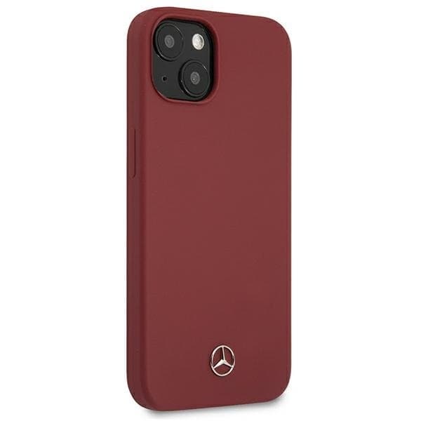 Mercedes Silicone Line Skal iPhone 13 - Röd