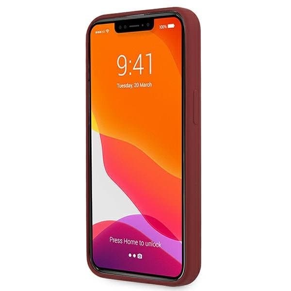 Mercedes Silicone Line Skal iPhone 13 - Röd