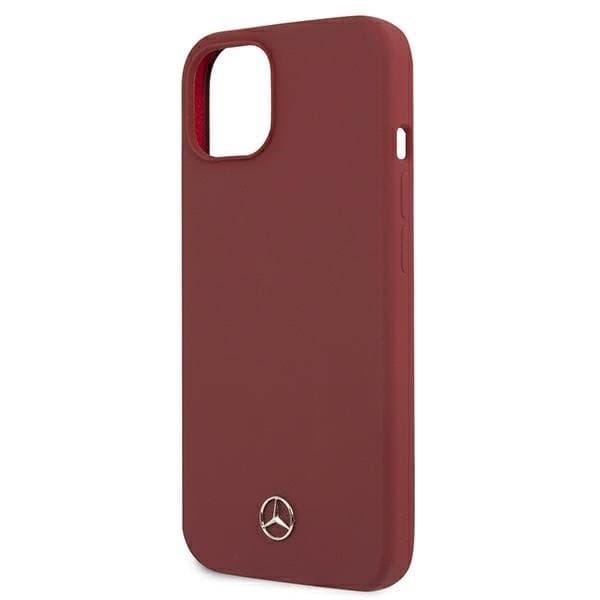 Mercedes Silicone Line Skal iPhone 13 - Röd