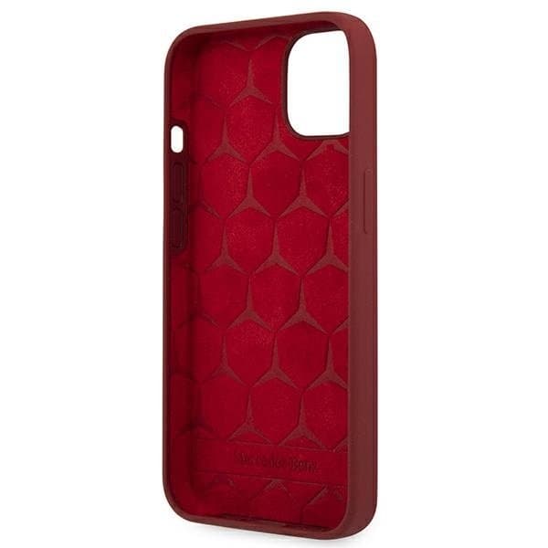 Mercedes Silicone Line Skal iPhone 13 - Röd