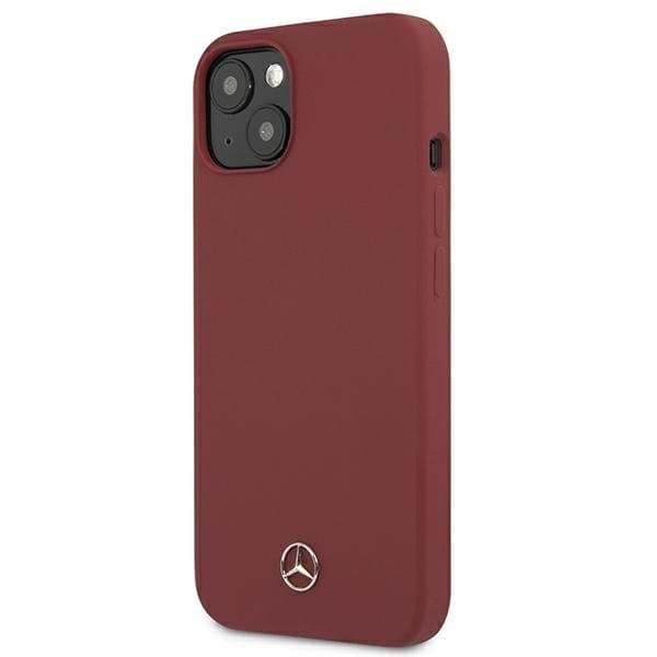Mercedes Silicone Line Skal iPhone 13 - Röd