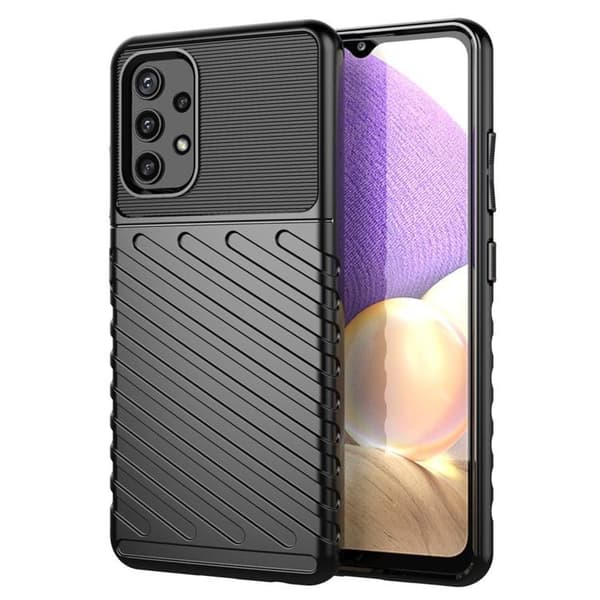 Thunder Flexible Skal Galaxy A72 - Svart