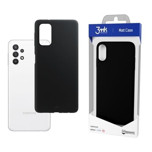 3MK Clear Skal Galaxy A32 - Svart