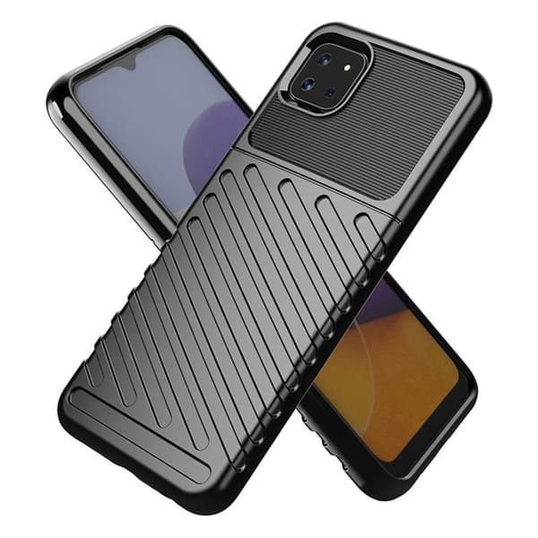 Thunder Flexible Skal Galaxy A22 - Svart