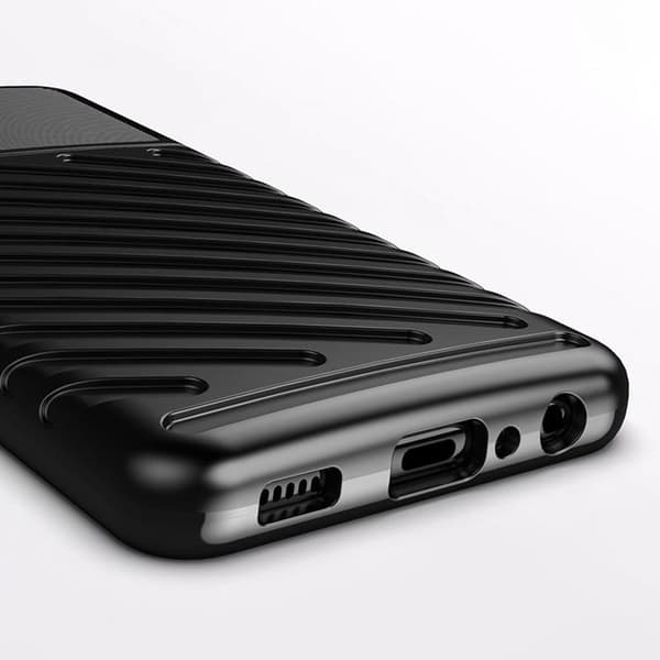 Thunder Flexible Mobilskal Galaxy A22 - Svart