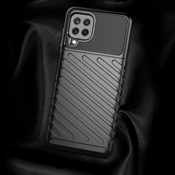 Thunder Flexible Mobilskal Galaxy A22 - Svart