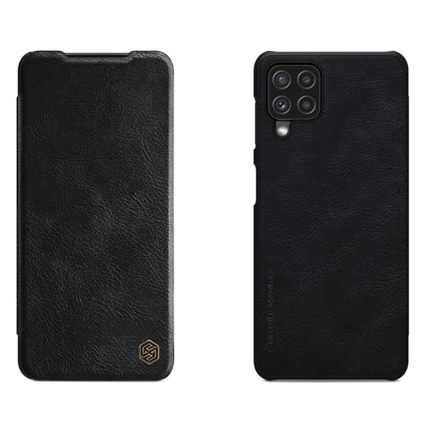 Nillkin Qin Läder Fodral Galaxy A22 4G - Svart