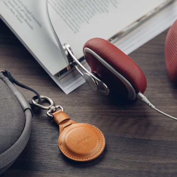 Moshi Airtag Key Ringhållare - Svart