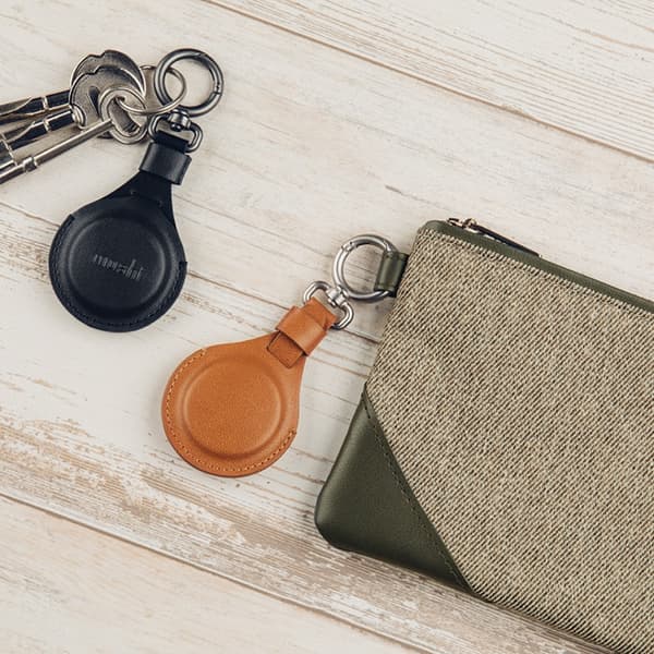 Moshi Airtag Key Ringhållare - Svart