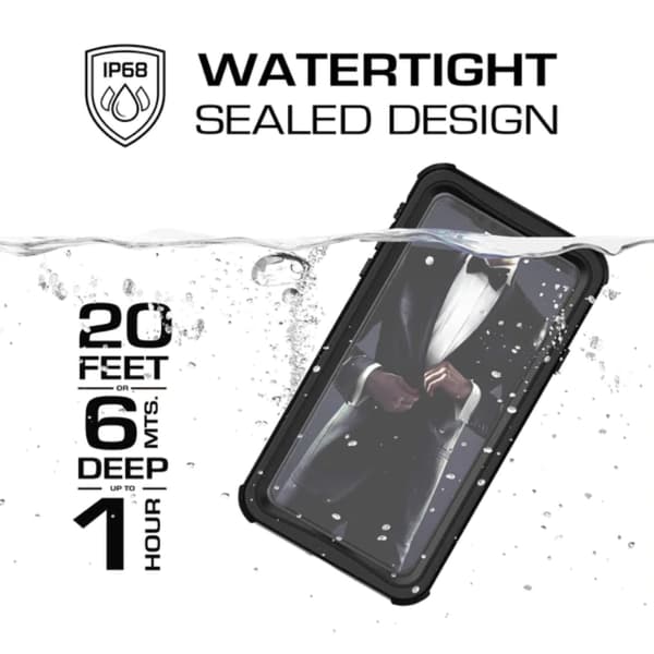 Ghostek Nautical Vattentät Skal iPhone XS Max - Svart