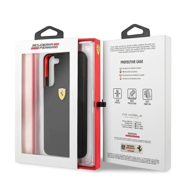 Ferrari On Track Silicone Skal Galaxy S22 Plus - Svart