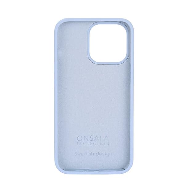 ONSALA Mobilskal Silikon iPhone 13 Pro - Ljusblå