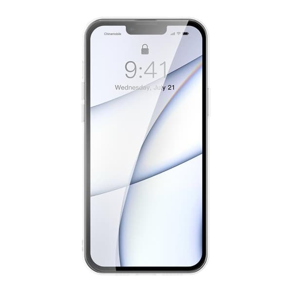 Baseus Frosted Glasskydd Skal iPhone 13 Pro Max - Transparent