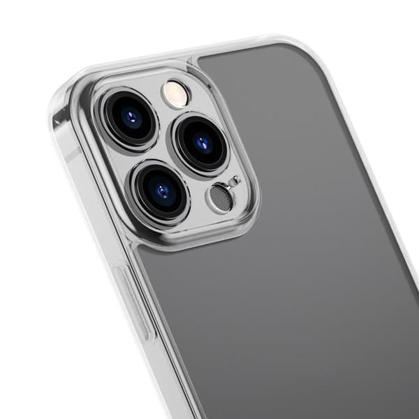 Baseus Frosted Glasskydd Skal iPhone 13 Pro Max - Transparent