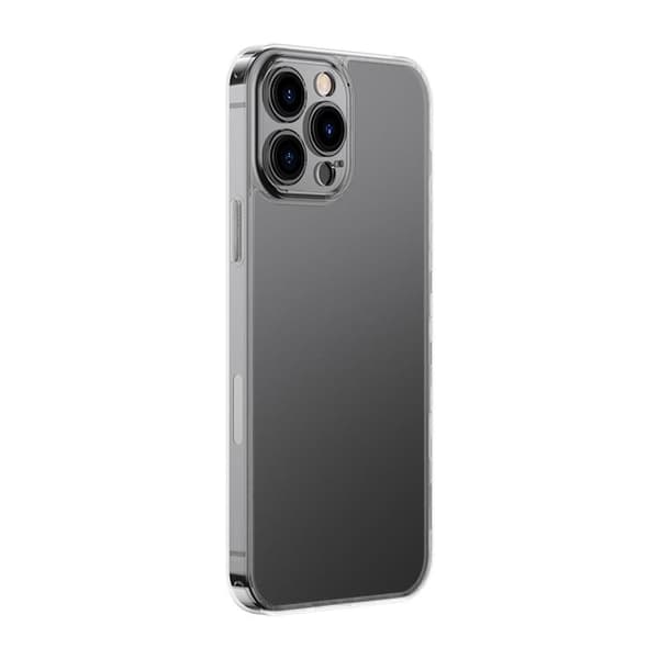 Baseus Frosted Glasskydd Skal iPhone 13 Pro Max - Transparent