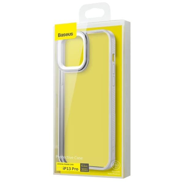 Baseus Crystal Skal iPhone 13 Pro - Grå