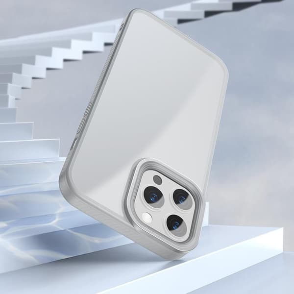 Baseus Crystal Skal iPhone 13 Pro - Grå