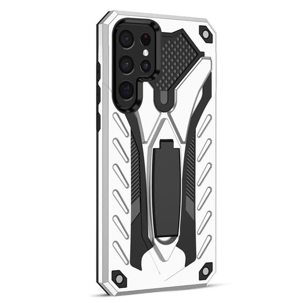 Phantom Knight Skal Galaxy S22 Ultra - Silver