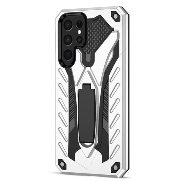 Phantom Knight Skal Galaxy S22 Ultra - Silver