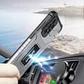 Miniatyrbild 3 av 8: Crystal Ring Kickstand Skal Galaxy A72 4G - Röd