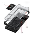 Miniatyrbild 5 av 8: Crystal Ring Kickstand Skal Galaxy A72 4G - Röd