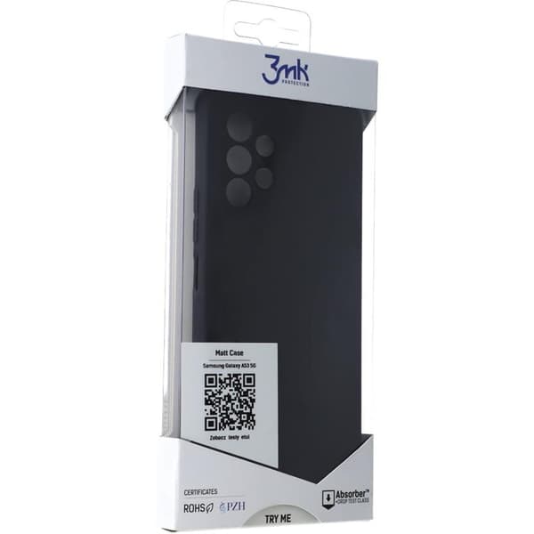 3MK Matt Skal Galaxy A53 5G - Svart