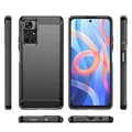 Miniatyrbild 8 av 8: Carbon Flexible Skal Xiaomi Poco M4 Pro 5G - Svart