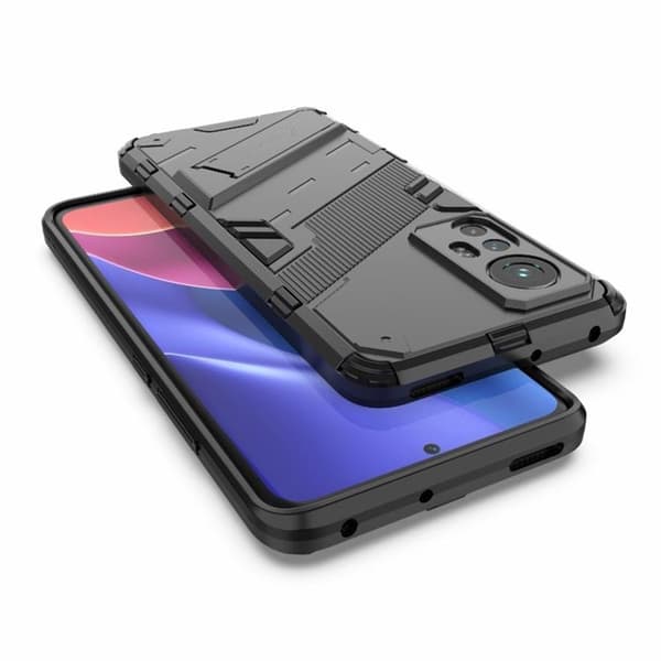 Kickstand Anti-Fall Skal Xiaomi 12 Pro - Svart
