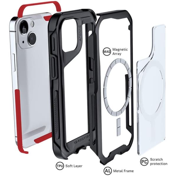 Ghostek Magsafe Atomic Slim Skal iPhone 13 mini - Svart