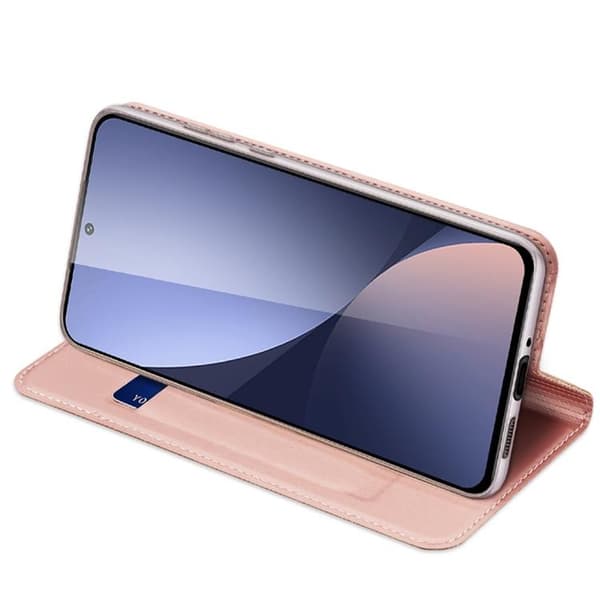 DUX DUCIS Skin Series Plånboksfodral Xiaomi 12 Pro - Rosa Guld