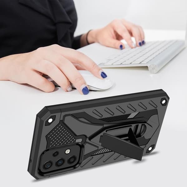 Phantom Knight Kickstand Skal Galaxy A53 5G - Svart