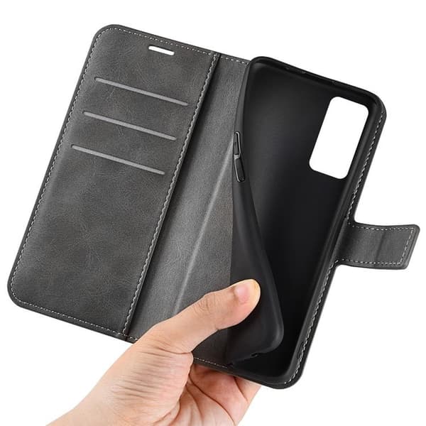Magnetic Clasp Plånboksfodral Xiaomi 12 Pro - Grå