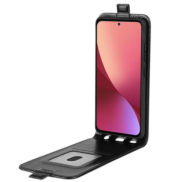 V-Flip Plånboksfodral Xiaomi 12 Pro - Svart