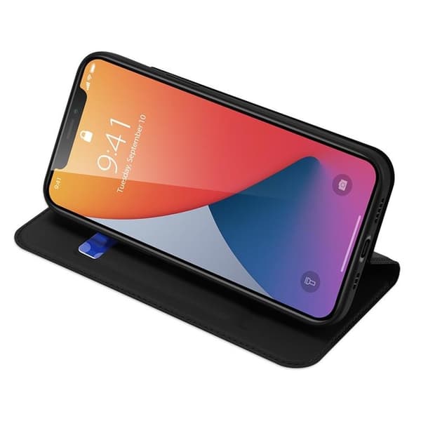 Dux Ducis Skin Series Plånboksfodral iPhone 12 Pro/12 - Svart