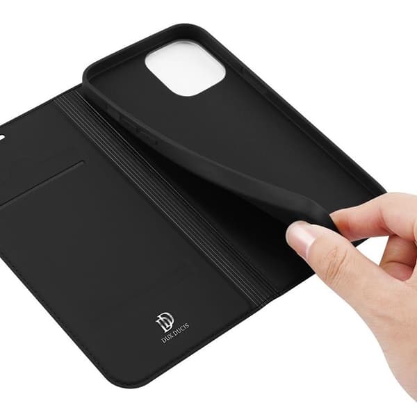 Dux Ducis Skin Series Plånboksfodral iPhone 12 Pro/12 - Svart