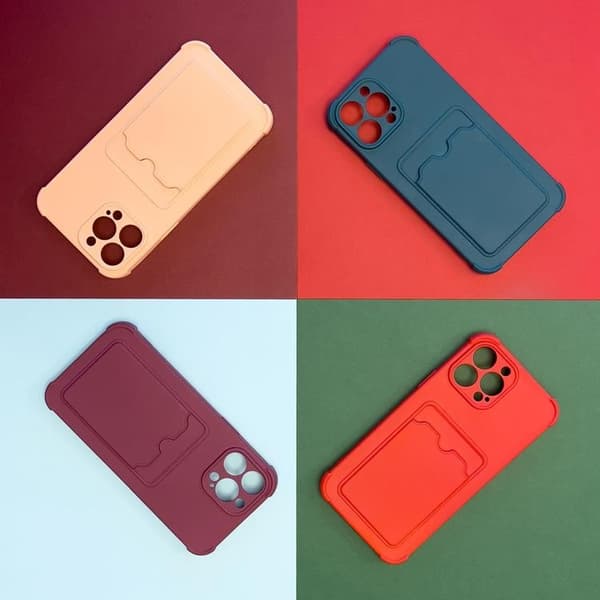 Armor iPhone 13 Mini Skal med Korthållare - Svart